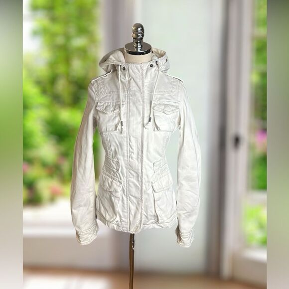 🔥 Ruehl No. 925 Insulated Winter Snow Ski Waxed Cotton Silk Jacket Coat Parka S - Picture 4 of 16